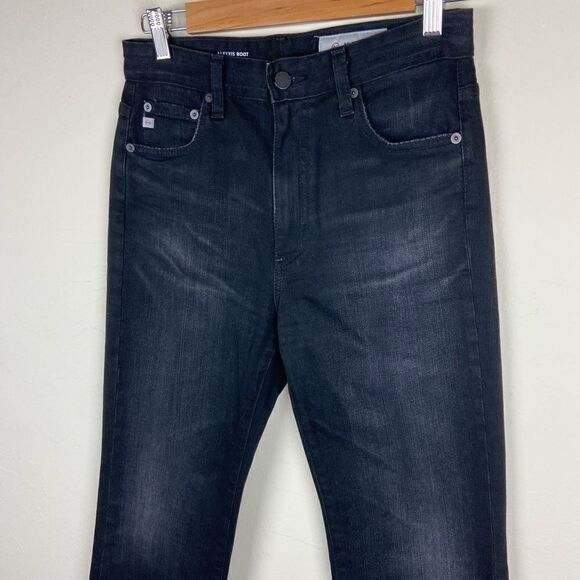 AG ‘Alexxis Boot’ High-Rise Vintage Bootcut Jeans - Black - Picture 3 of 8